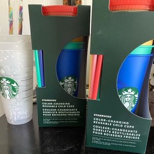 Starbucks color changing cups